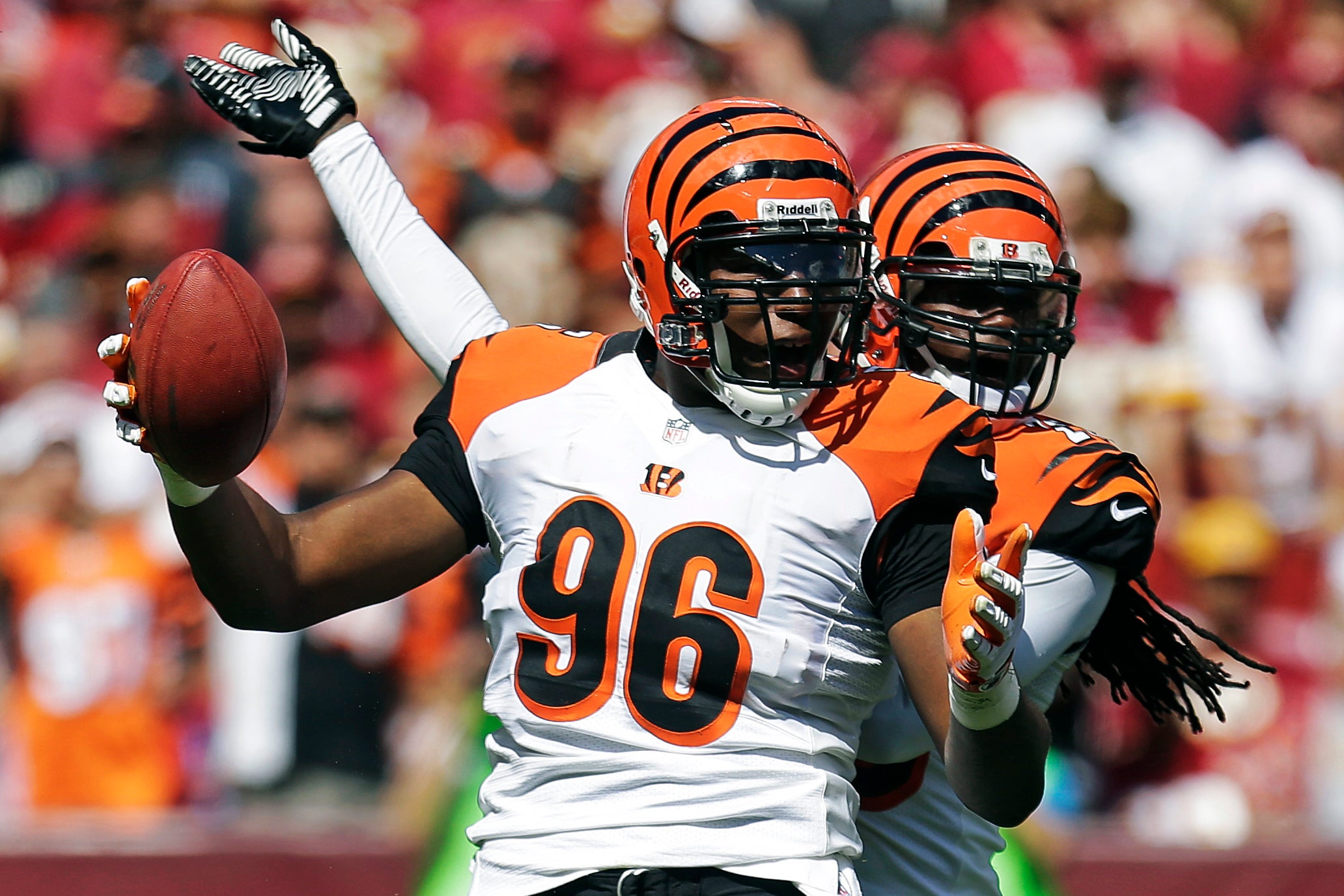 Carlos dunlap color rush jersey top