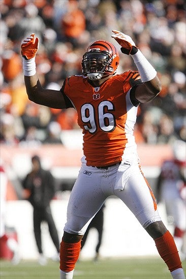 Carlos dunlap color rush jersey top